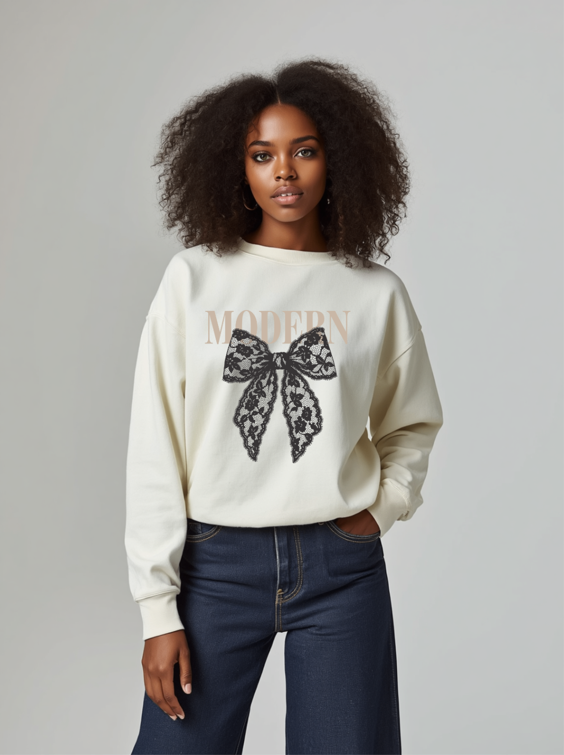 Blusa de moletom peluciado Modern