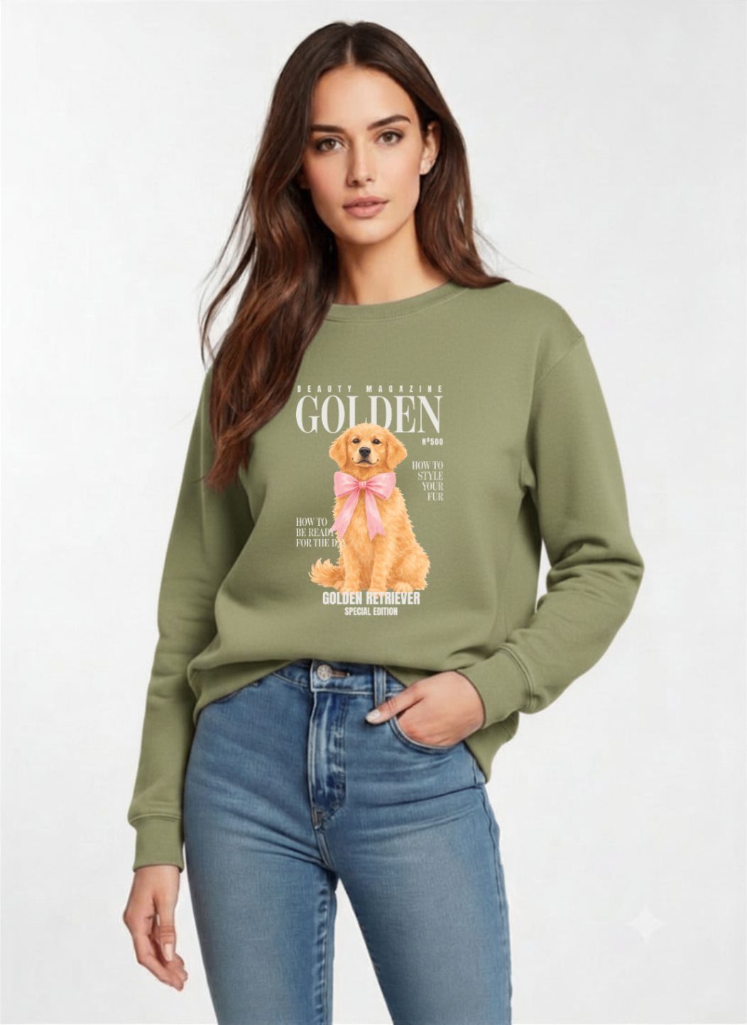 Blusa de moletom peluciado Golden