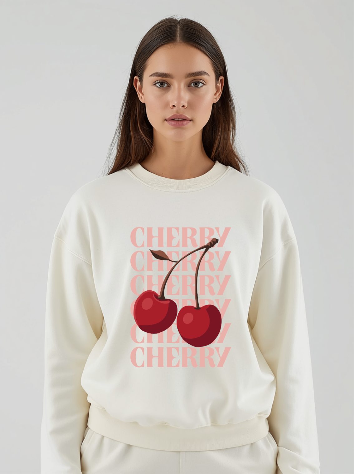 Blusa de moletinho Cherry