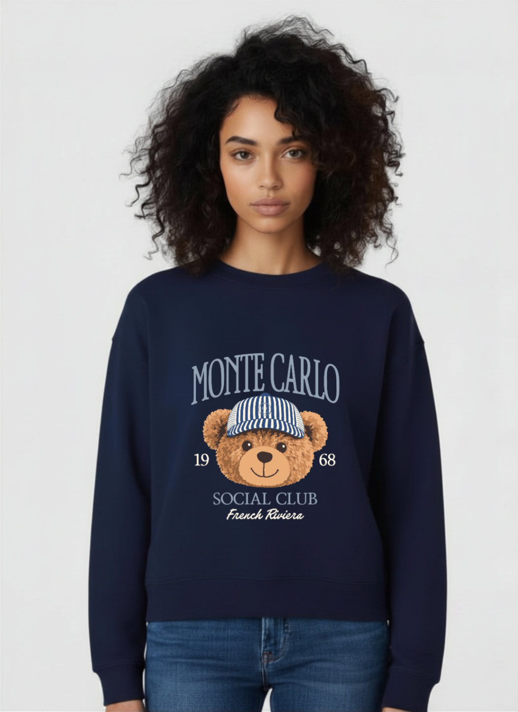 Blusa de moletom peluciado Monte Carlo