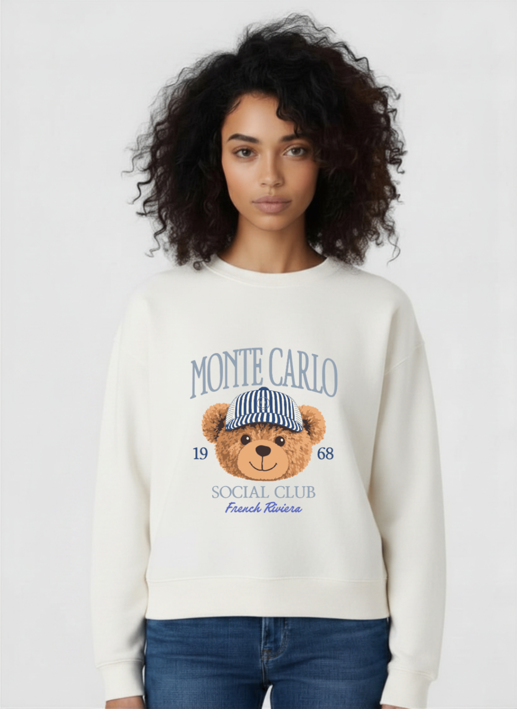 Blusa de moletom peluciado Monte Carlo
