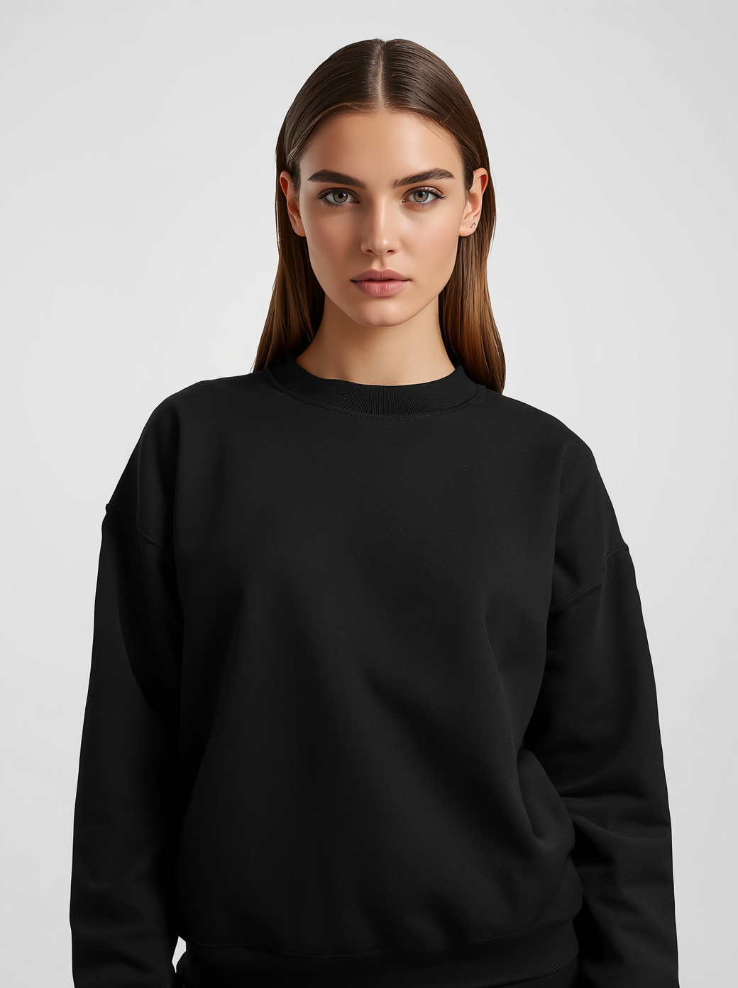 Blusa de moletom peluciado Básica